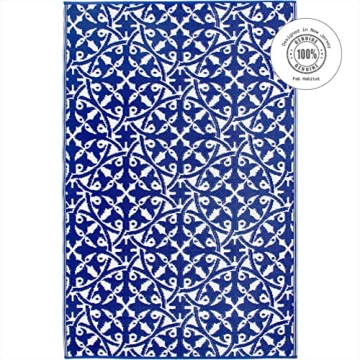 Fab Habitat Outdoor Rug - Waterproof, Eco-Friendly, Stylish