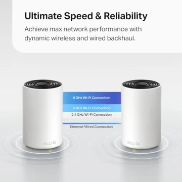 TP-Link Deco AXE4900 Tri-Band WiFi 6E Mesh System