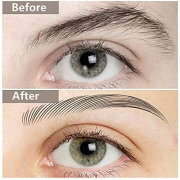 Maitys 12 Sheets Waterproof Eyebrow Tattoos for Women