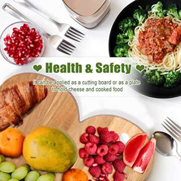 Heart Shaped Cutting Board - Perfect Valentine Gift for Lovers