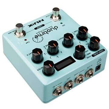 NUX Duotime Stereo Delay Pedal with 5 Delay Types