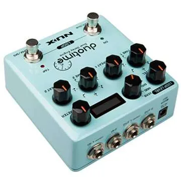 NUX Duotime Stereo Delay Pedal with 5 Delay Types