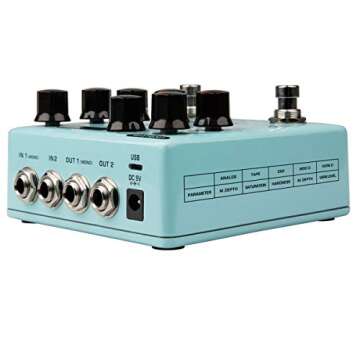 NUX Duotime Stereo Delay Pedal with 5 Delay Types