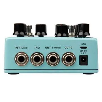 NUX Duotime Stereo Delay Pedal with 5 Delay Types