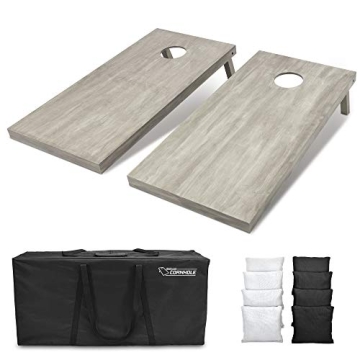 GoSports Premium Wooden Cornhole Boards Set for All Ages