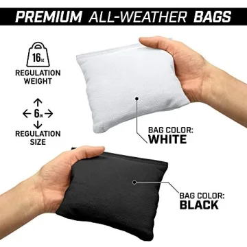 GoSports Premium Wooden Cornhole Boards Set for All Ages