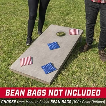 GoSports Premium Wooden Cornhole Boards Set for All Ages