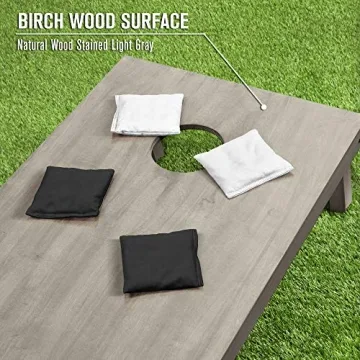 GoSports Premium Wooden Cornhole Boards Set for All Ages