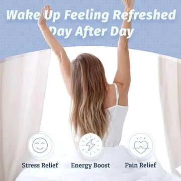 Abco Tech 8in Leg Elevation Pillow with Memory Foam Top - Elevating Leg Rest to Reduce Swelling, Back, Hip, and Knee Pain - Leg Support Pillow to Elevate Feet While Sleeping, Reading - Washable Cover