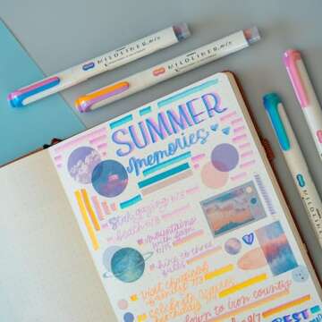 Zebra Mildliner Dual Color Highlighter Set - 6 Pack