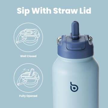 BOTTLE BOTTLE 32 oz Insulated Water Bottle for Sports