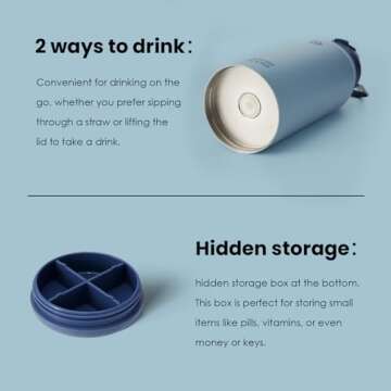 BOTTLE BOTTLE 32 oz Insulated Water Bottle for Sports