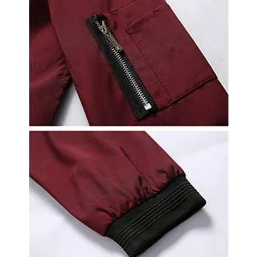 Lavnis Men's Flight Bomber Jacket for Style and Comfort