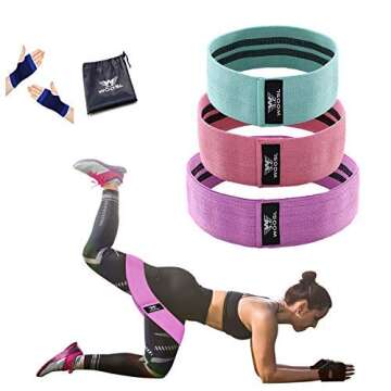 WOOSL Resistance Bands for Legs and Butt Workout