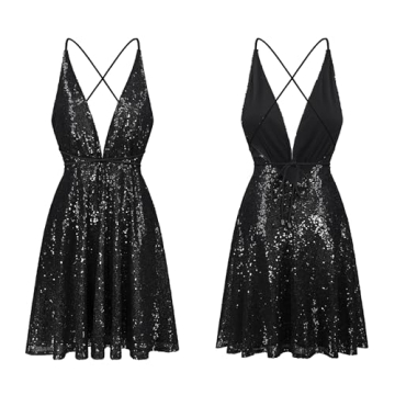 Stunning R.Vivimos Sequin Dress for Parties and Events