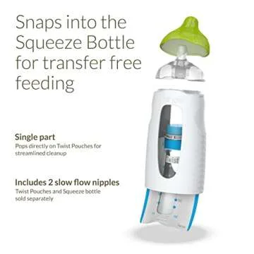 Kiinde Twist Active Latch Nipples - Effortless Breast Milk or Formula Feeding