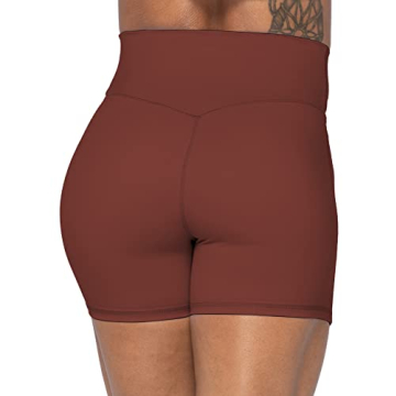 Sunzel Crossover Yoga Shorts - Soft & Breathable Women's Athletic Wear