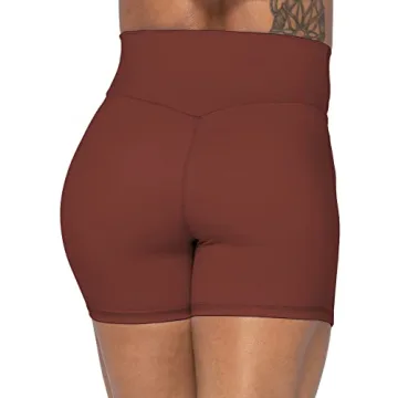 Sunzel Crossover Yoga Shorts - Soft & Breathable Women's Athletic Wear