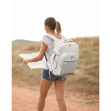 LOVEVOOK 40L Waterproof Carry-On Travel Backpack