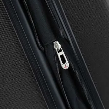 Travelers Club Chicago Hardside Expandable Spinner Luggage, Black, 5 Piece Set