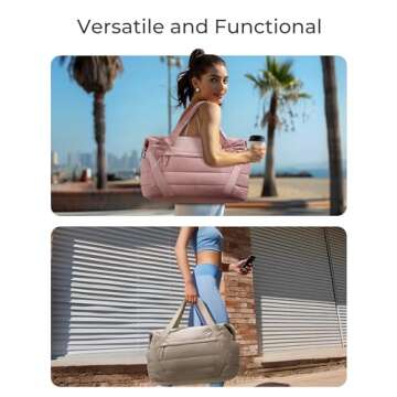 Stylish BAGSMART Gym Bag for Women - Perfect for Travel