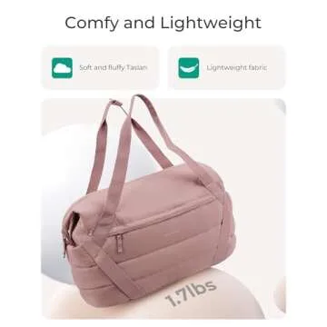 Stylish BAGSMART Gym Bag for Women - Perfect for Travel