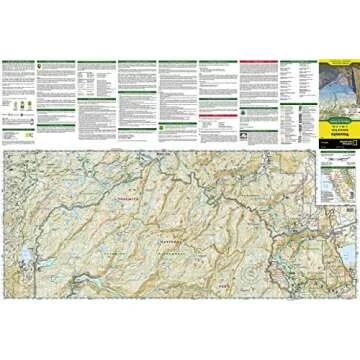 Yosemite National Park Map - Waterproof Hiking Guide
