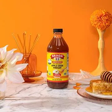 Bragg Organic Apple Cider Vinegar Blends, Honey Blend, 32 Ounce