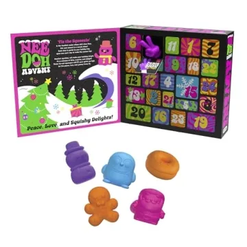 Schylling NeeDoh Squishmas Advent Calendar 24 Mini Squishy Toys