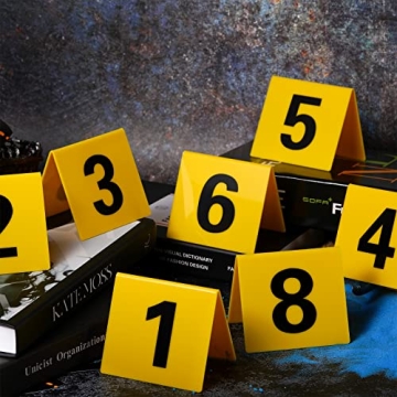 10 Pcs Detective Scene Markers for Murder Mystery Parties