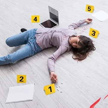 10 Pcs Detective Scene Markers for Murder Mystery Parties