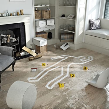 10 Pcs Detective Scene Markers for Murder Mystery Parties