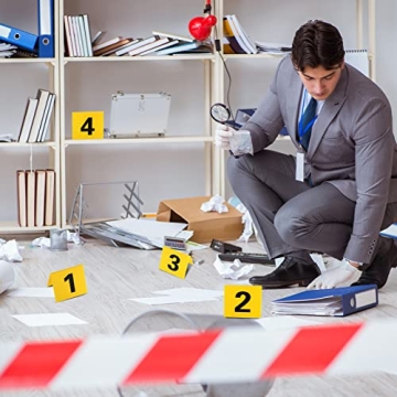 10 Pcs Detective Scene Markers for Murder Mystery Parties