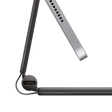 Apple Magic Keyboard: iPad Keyboard case for iPad Pro 11-inch (1st, 2nd, 3rd, 4th gen) and iPad Air (4th, 5th gen, and M2), Great Typing Experience, Built-in trackpad, German - Black