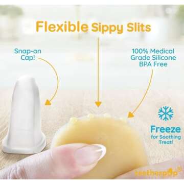 Teetherpop Fillable Silicone Teether for Babies