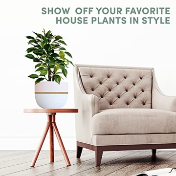 OMYSA Large 12 Inch Indoor Planter - Modern Design & Quality