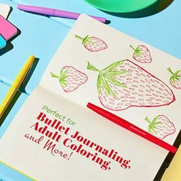 Paper Mate Flair, Scented Felt Tip Pens, Assorted Sunday Brunch Scents and Colors, 0.7mm, 12 Count