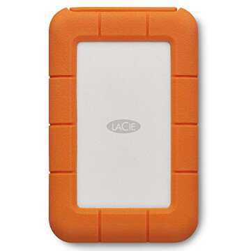 LaCie Rugged 2TB Thunderbolt USB-C Portable Hard Drive (STFS2000800) (Renewed)