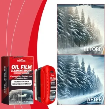 Oil Film Cleaning Brush & Glass Coating Set 2024
