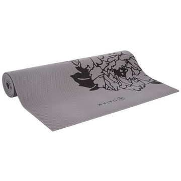 Gaiam Premium Print Yoga Mat Extra Thick Non Slip