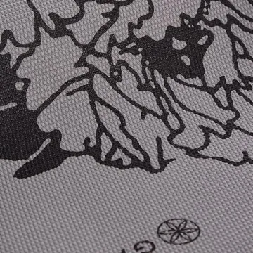 Gaiam Premium Print Yoga Mat Extra Thick Non Slip