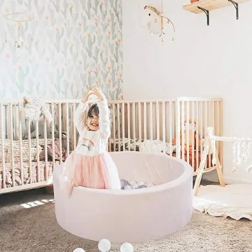 Crisschirs Kids Ball Pit - Soft Indoor Play Toy for Toddlers
