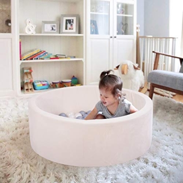 Crisschirs Kids Ball Pit - Soft Indoor Play Toy for Toddlers