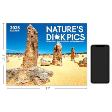 Funny 2025 Wall Calendar with Thick Paper and Humor