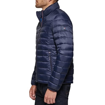 Lightweight Packable Tommy Hilfiger Puffer Jacket for Men
