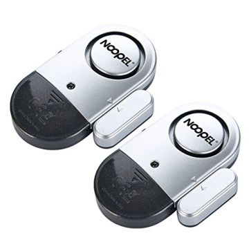 Door Window Alarm 2 Pack Noopel Home Security Sensor Burglar Anti-Theft 120DB Alarm with Batteries I...