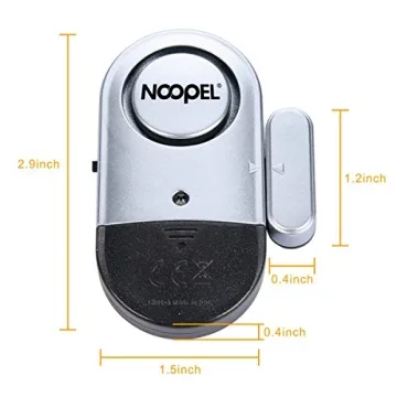 Noopel Door Window Alarm 120DB Pack for Home Security