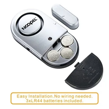 Noopel Door Window Alarm 120DB Pack for Home Security