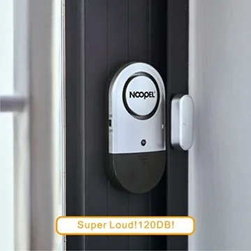 Noopel Door Window Alarm 120DB Pack for Home Security