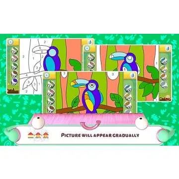 Color by Numbers Animals - Educational Art Fun for Kids